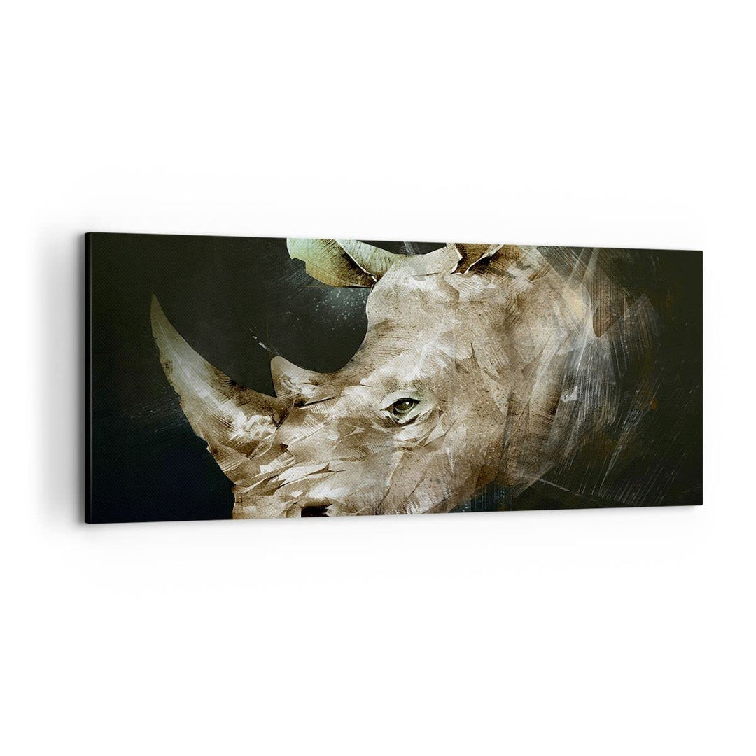 Wandbilder Dekoration Wohnzimmer Tier Abstraktion Panorama Bilder auf Leinwand 120x50cm Leinwandbild