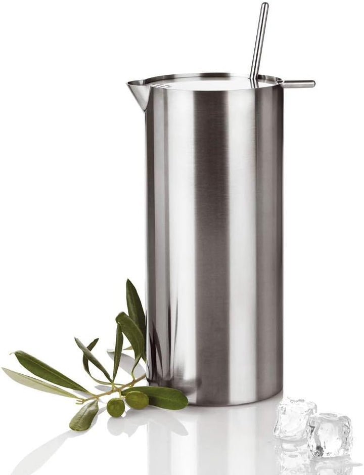Stelton Barmixer aus Edelstahl, designed von Arne Jacobsen aus der Cylinda-line, W:25 CM L:33 CM H:1