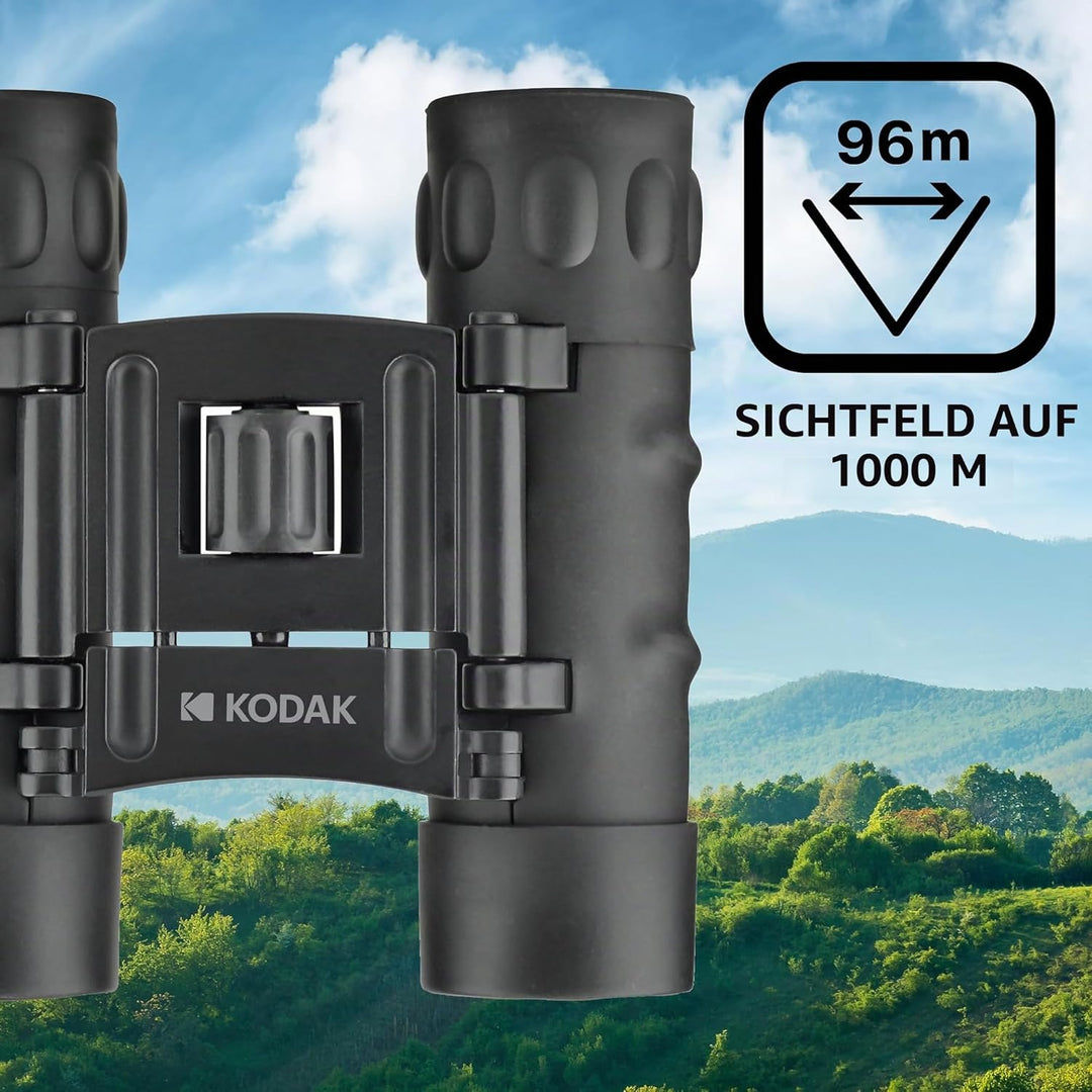 KODAK Fernglas BCS400: Kompaktes Fernglas, 10-fache Vergrösserung, Objektivdurchmesser 25 mm, Umhüll