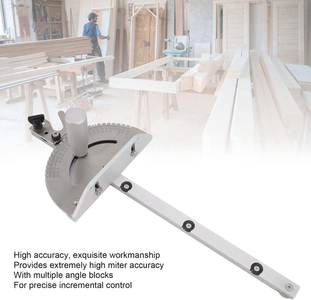 Gehrungslehre, Hochpräzise Aluminium-Tischsägenlehre, Professionelles, Robustes, Langlebiges Zubehör