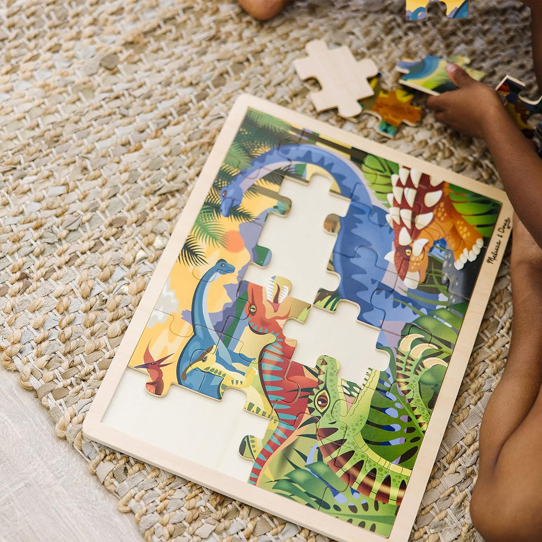 Dinosaur Jigsaw (24pc): Puzzles (Wooden) - Jigsaw Puzzles