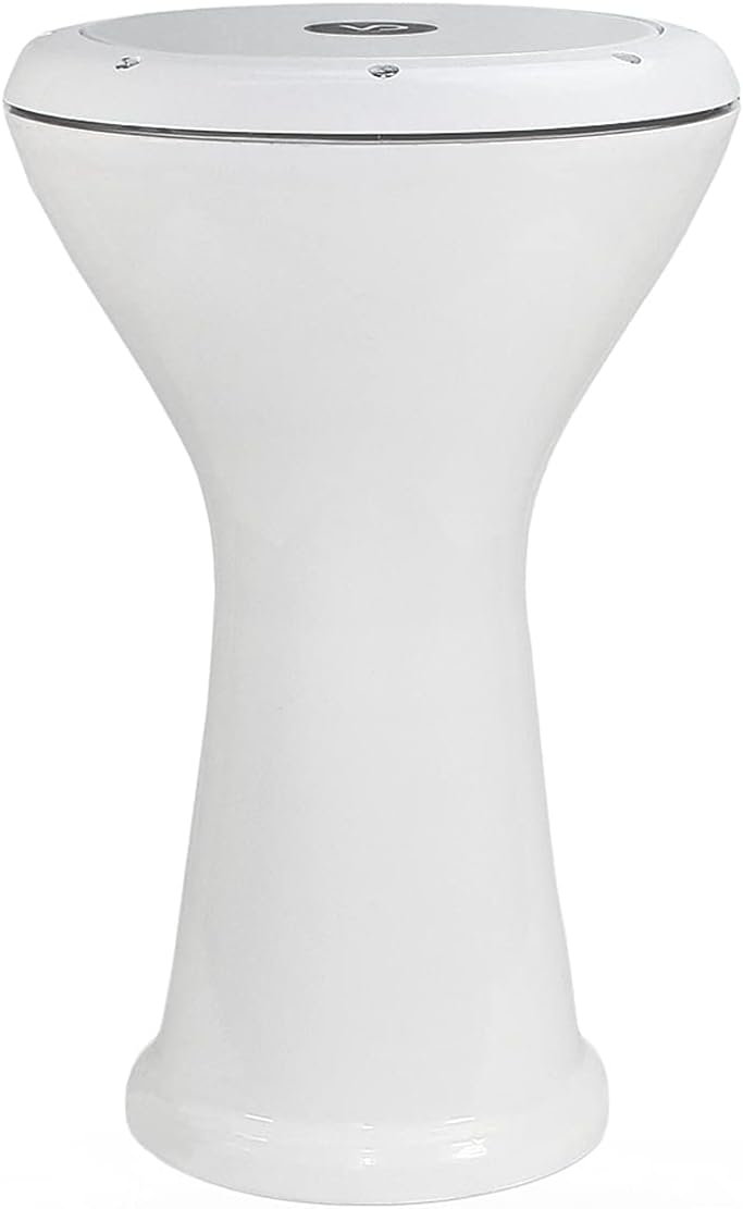Vatan Solo Darbuka Ägyptische Doumbek Trommel Percussion Drum Schnee Weiss inkl. Zubehör