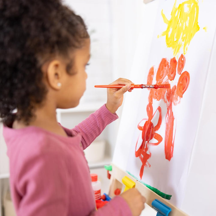 Melissa & Doug Holz Staffelei für Kinder Bastelset | Malstaffelei für Kleinkinder zum Basteln für Ki