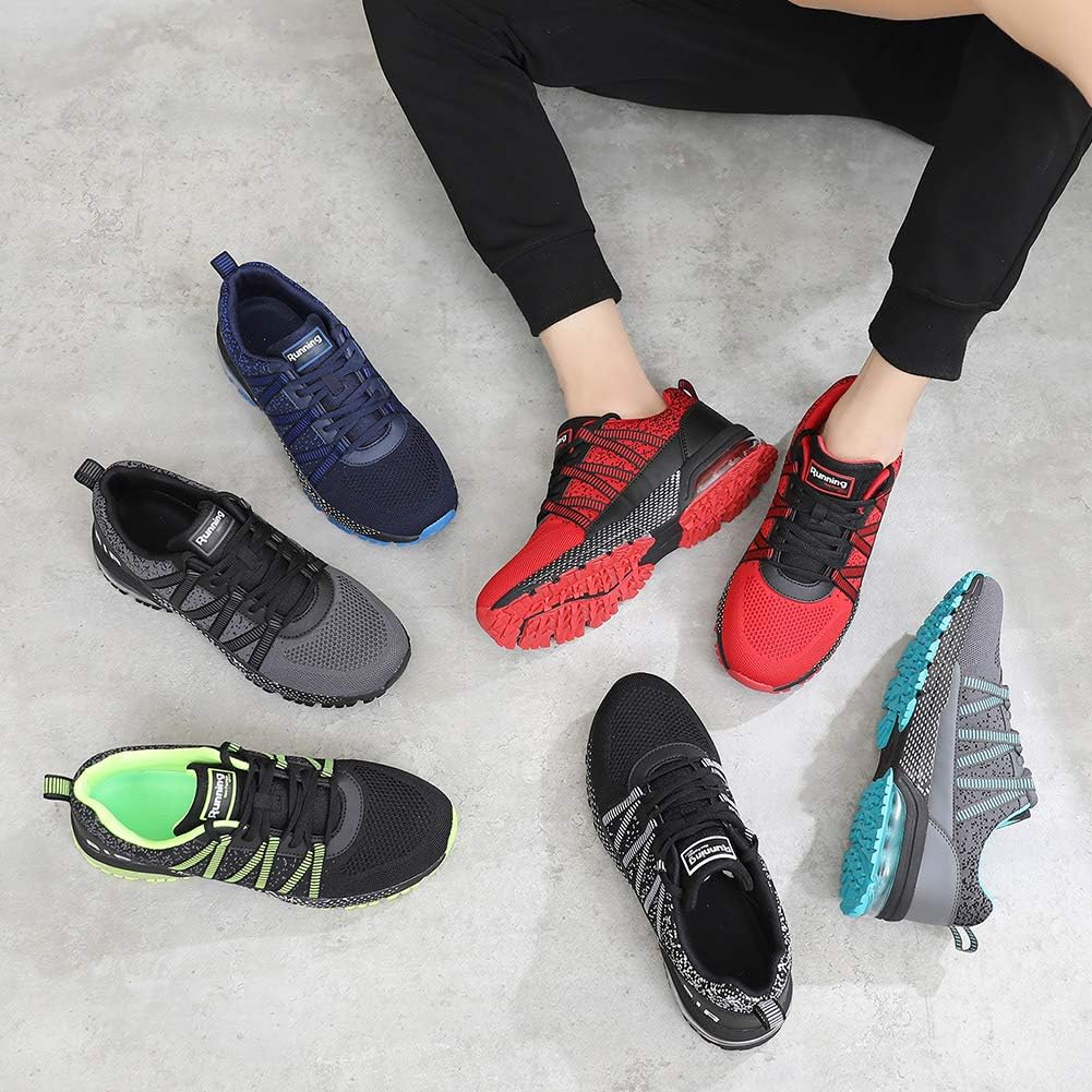 frysen Laufschuhe Herren Damen Atmungsaktiv Leichtgewicht Luftpolster Sportschuhe Turnschuhe Strasse