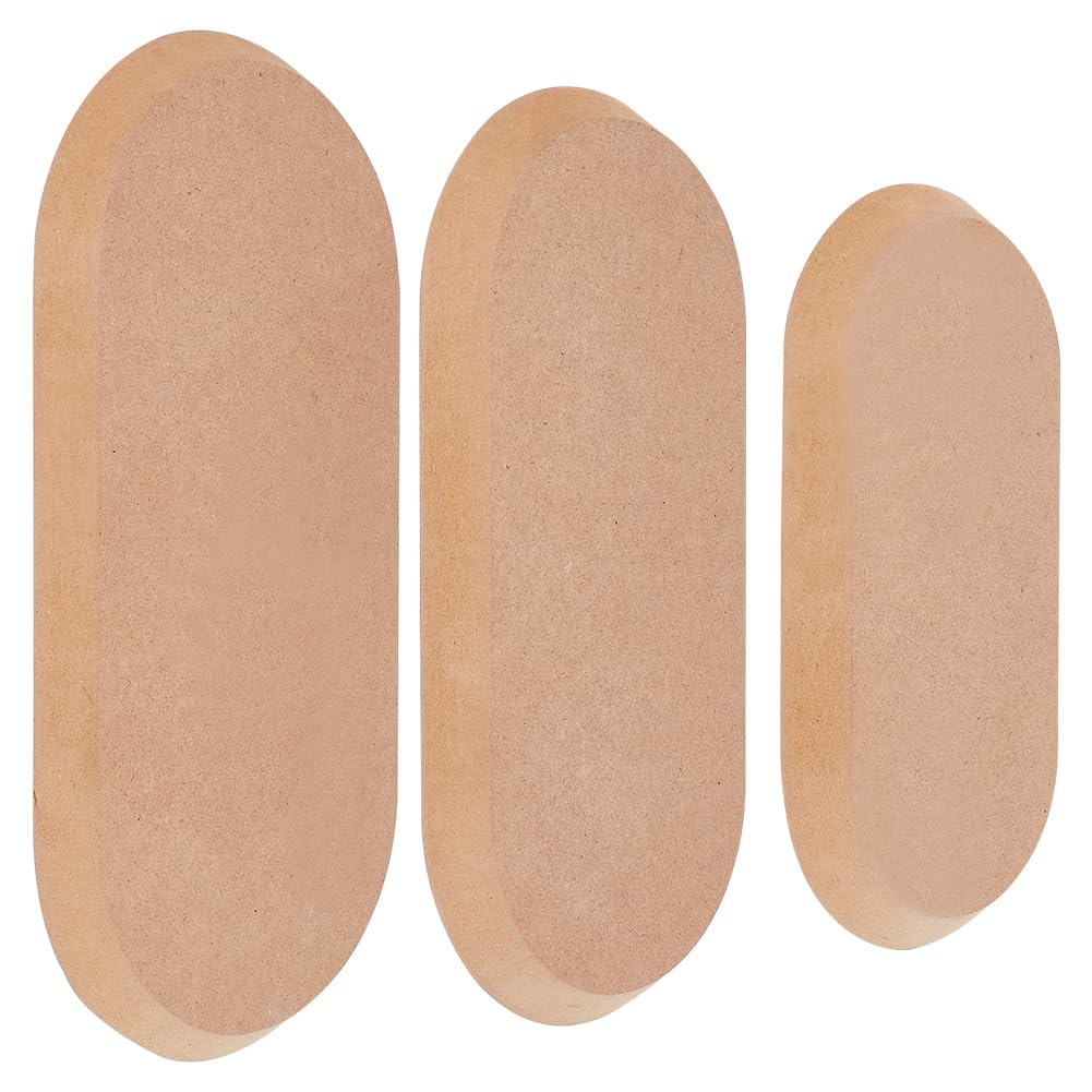 OLYCRAFT 3 Stück Ovale Töpferformen Für Ton Keramik Holz Töpferwerkzeuge Ton Trockenbrett Ovale Töpf