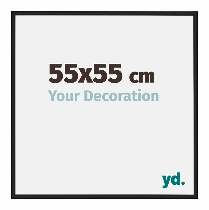 yd. Your Decoration - Bilderrahmen 55x55 cm - Bilderrahmen aus Aluminium mit Acrylglas - Antireflex