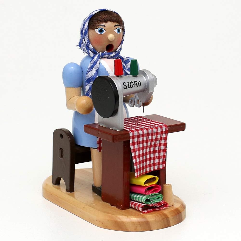 Wichtelstube-Kollektion Holz Räuchermännchen Schneiderin