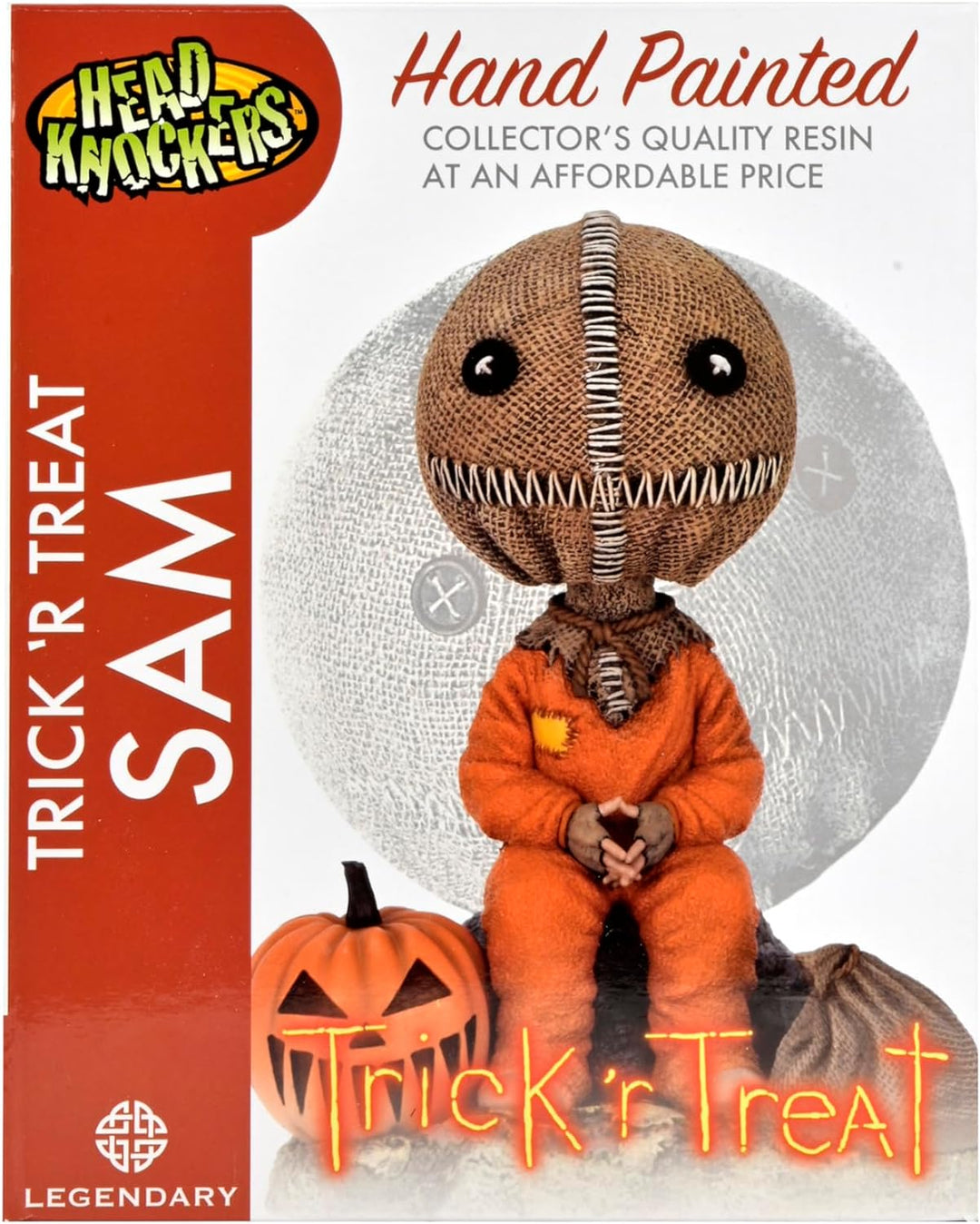 NECA Unisex Kinder Trick 'R Treat – Head Knocker Sam – Figur 17 cm, Bunt