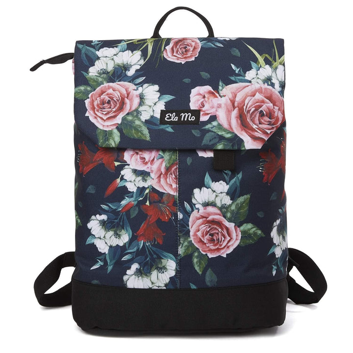 Ela Mo Rucksack Damen - Schön u. Durchdacht - Daypack mit Laptopfach & Anti Diebstahl Tasche für Aus