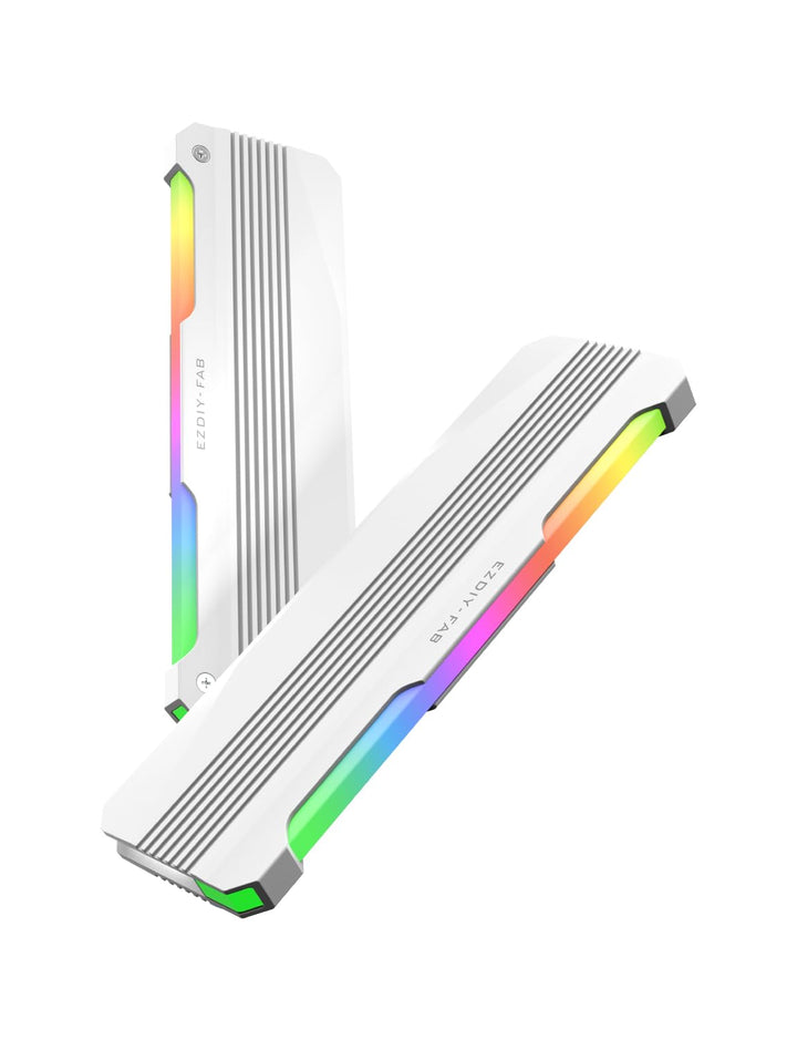 EZDIY-FAB RH01 ARGB RAM-Kühlkörper, RGB Memory Heat Spreader für DDR5 DDR4, Aluminium-RAM-Kühler mit
