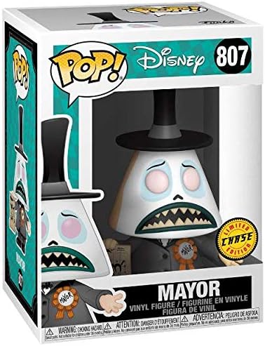 USA OFFICIAL Nightmare Before Christmas Funko Pop 807 Mayor Chase Figur Jack Skellington