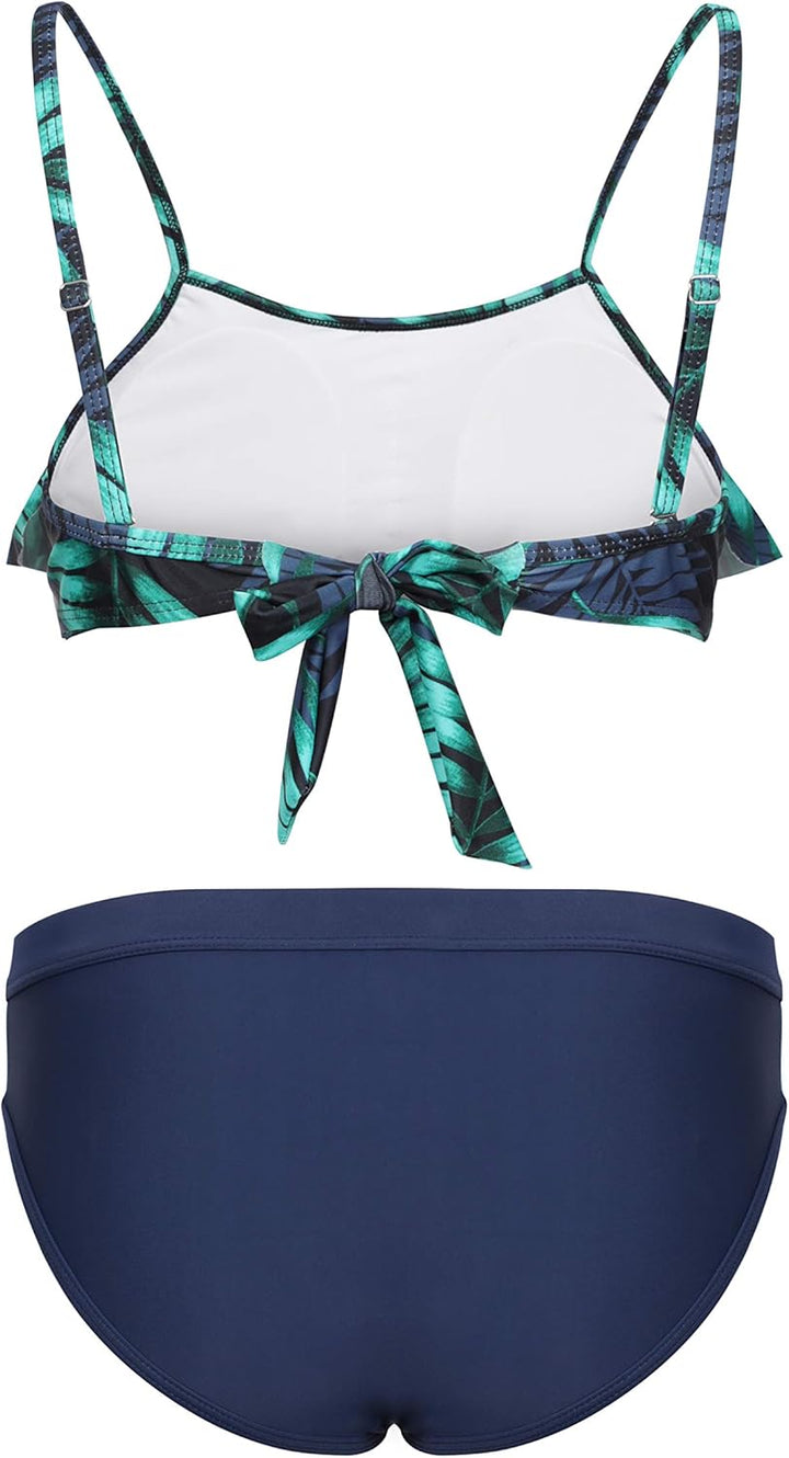 La-V Mädchen Bikini 116-122 Smaragd, 116-122 Smaragd