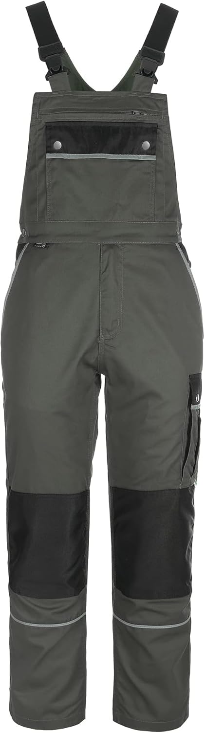 TMG | Arbeitslatzhose für Herren, Style Light Arbeitshose mit Kniepolster & Taschen, ideal für Somme