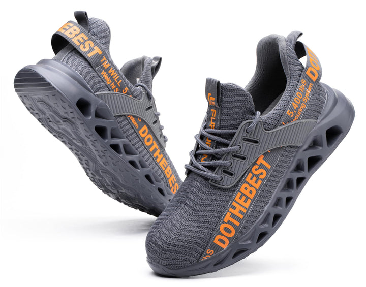 Furuian Sicherheitsschuhe Herren Damen Leicht Arbeitsschuhe Herren sportlich Atmungsaktiv Sneakers m