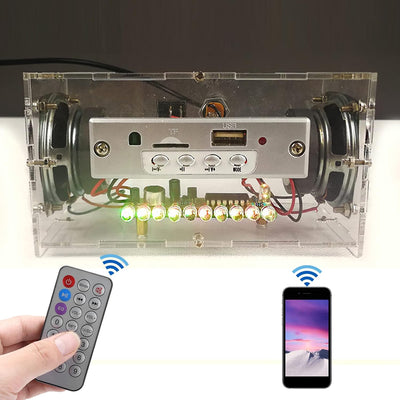 Yunseity DIY Bluetooth-Lautsprecherbox-Kit, Bauen Sie Ihr Eigenes DIY-Verstärker-Kit, Kleiner Elektr