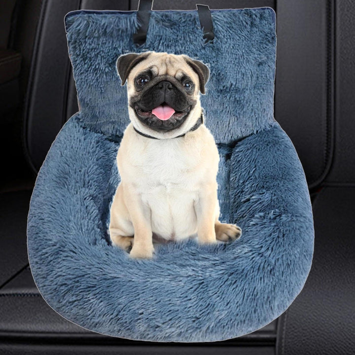 Hunde Autositz, Hundebett Auto, Hunde Autositz Fluff-y Inkl. Sicherheitsgurt, Haustier-Autositz, Aut