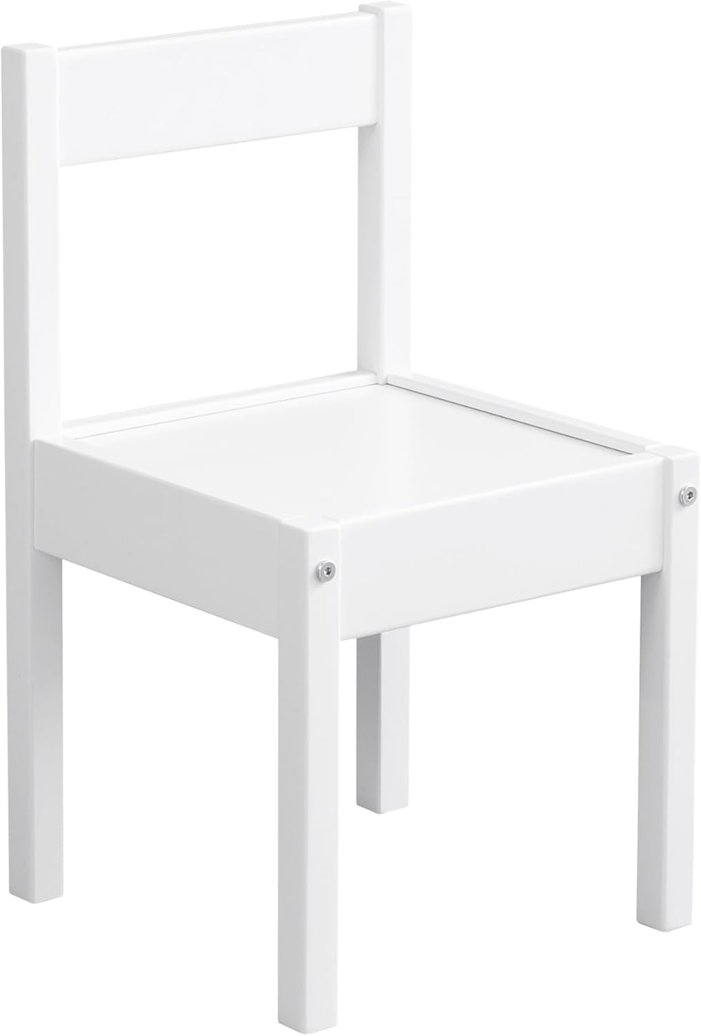 Baby Relax Tisch-und Stuhlset, White, Mittel Weiss, Weiss