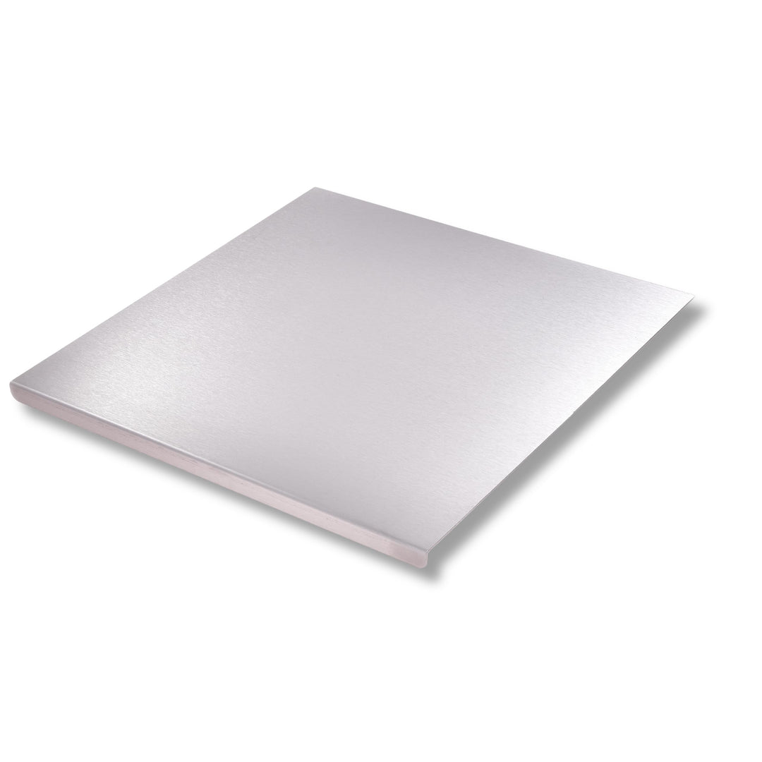 Arbeitsplatte Edelstahl Schneidebrett (50x50 cm gross) - Profi Küchenarbeitsplatte - Edelstahlschnei