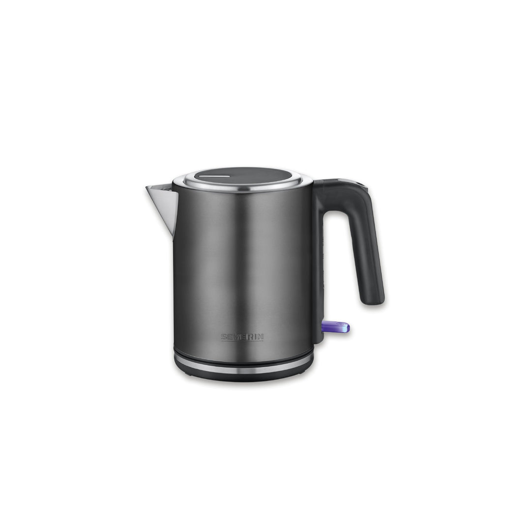 Severin Wasserkocher mit Fast-Boil-Power und Kalkfilter, 1 L Fassungsvermögen, Einhandbedienung, Tee