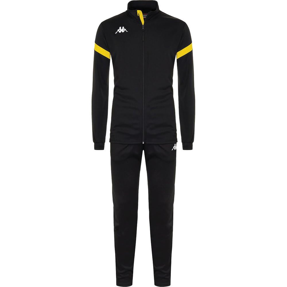 Kappa Unisex Dalcito Trainingsanzug M Schwarz/Amarillo, M Schwarz/Amarillo