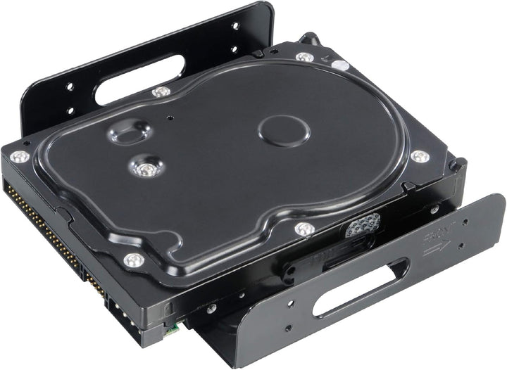 Akasa SSD & HDD Adapter passend für 3,5"l HDD oder 2,5" HDD/SSD in 5,25 Zoll PC Halterung, Festplatt