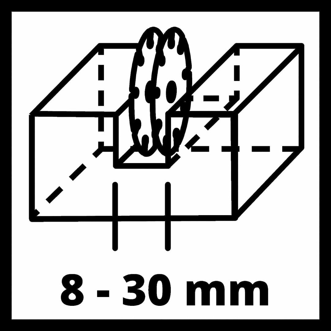 Einhell Mauernutfräse TE-MA 1500 (1.500 Watt, stufenlose Frästiefeneinstellung, flexible Schnittbrei