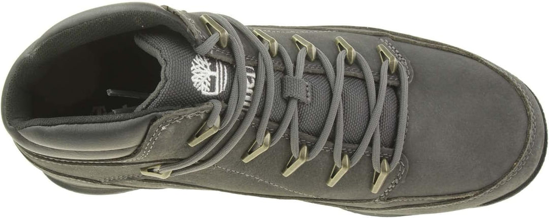 Timberland Euro Rock Mid Hiker Herren Boots Wanderschuhe TB 0A2H5A Braun 44 EU Dark Grey Nubuck, 44