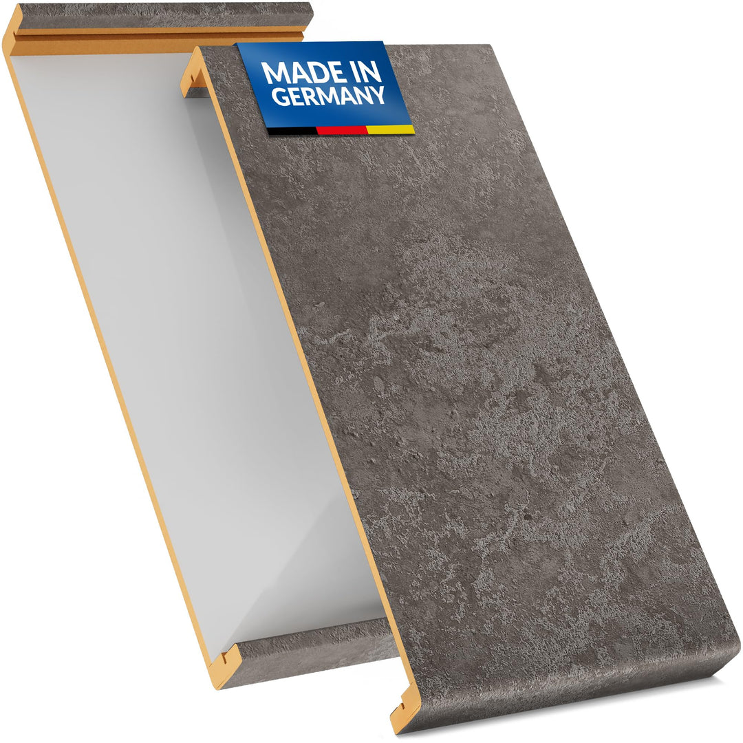 Treppenstufen mit U-Profil [LED-kompatibel] Renovierungsstufen für die Treppe, Laminat-Stufen, Tritt