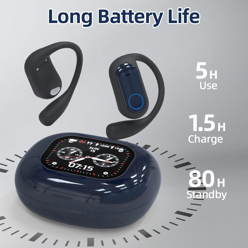 AI Übersetzer Kopfhörer, Echtzeit Übersetzungskopfhörer 144 Sprachen, Translation Earbuds Bluetooth