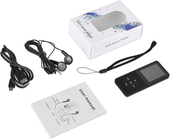 MP3 Player Bluetooth Sport, 32GB Tragbarer HiFi-Sound MP3/MP4 Musik-Player zum Laufen mit FM Radio,