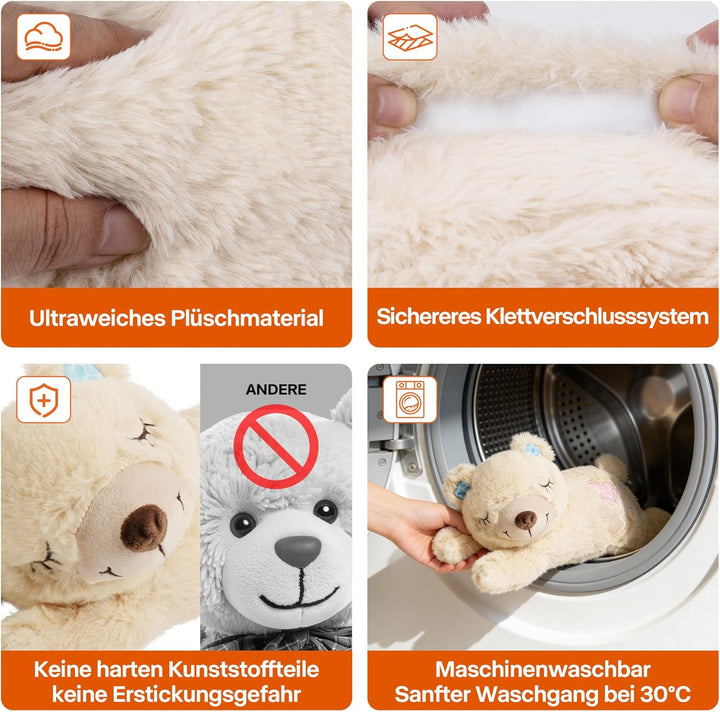 Pet Prime Hundeherzschlag Spielzeug Welpe Verhaltenshilfe Spielzeug Herzschlag Plüschtier für Hausti