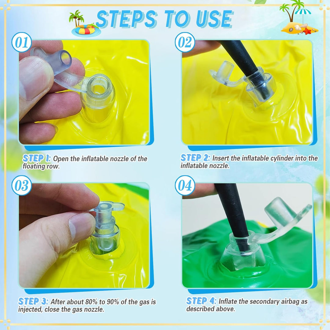 ACTOYS Luftmatratze Wasser Erwachsene Kinder, Luftmatratze Pool Aufblasbare, Aufblasbare Schwimmbett