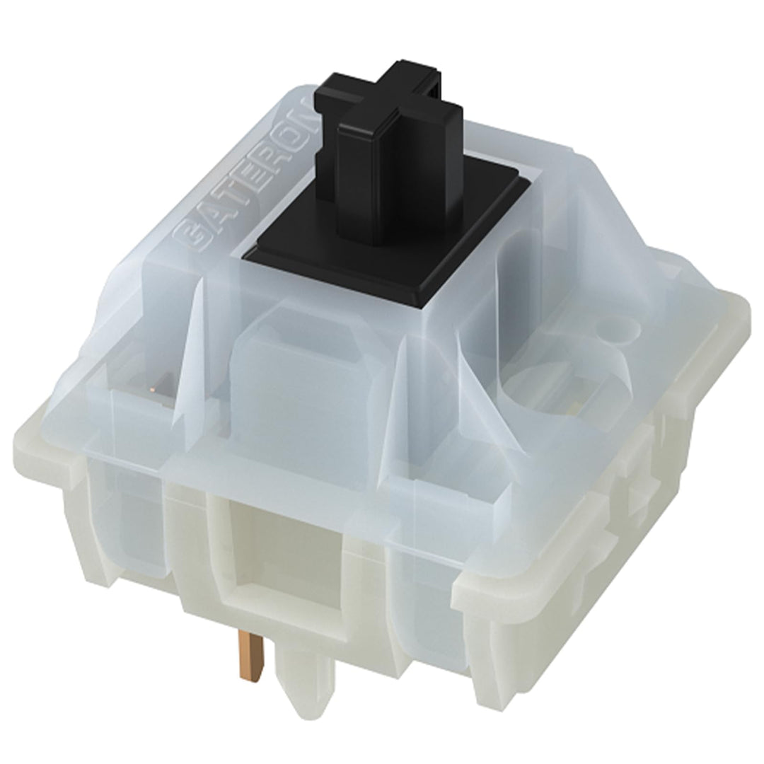 kutethy Gateron Switches milchig schwarz mechanische Tastatur gelb 5-polig für alle mechanischen MX-