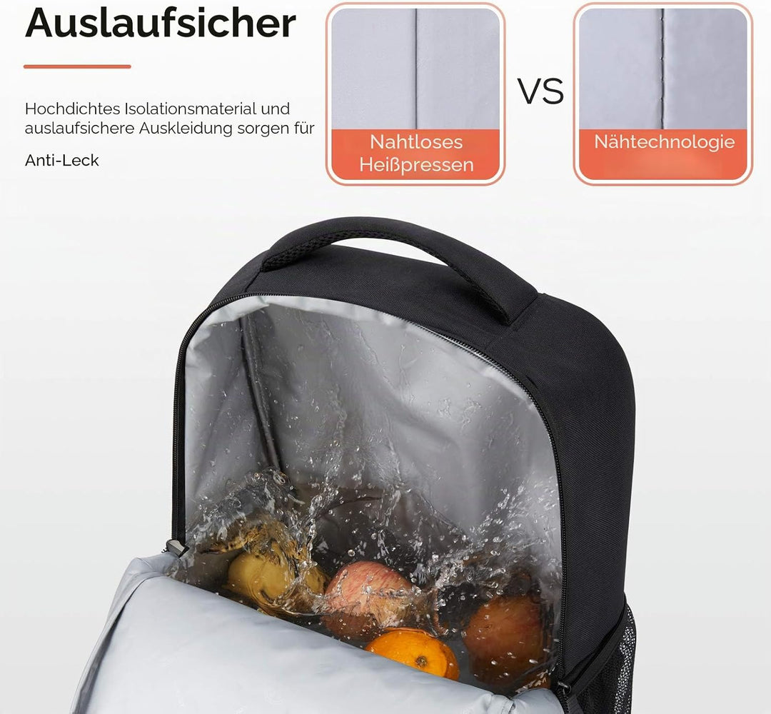 TOURIT kühlrucksack 22L, kühl Rucksack Kühltasche Wasserdichter Isolierter Thermo Rucksack für Männe