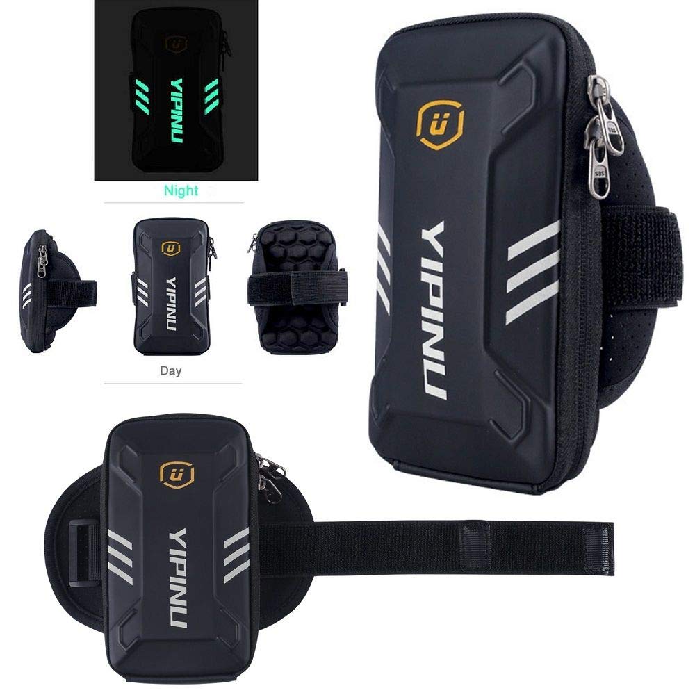 Waterproof Reflective Armband Case with 2 Compartments Sport Running Walking Cycling Gym for Sony Xp