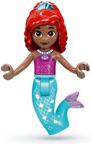 LEGO | Disney Princess Arielles Kristallhöhle, Fantasy-Spielzeug für Kinder mit Meerjungfrau-Figur,