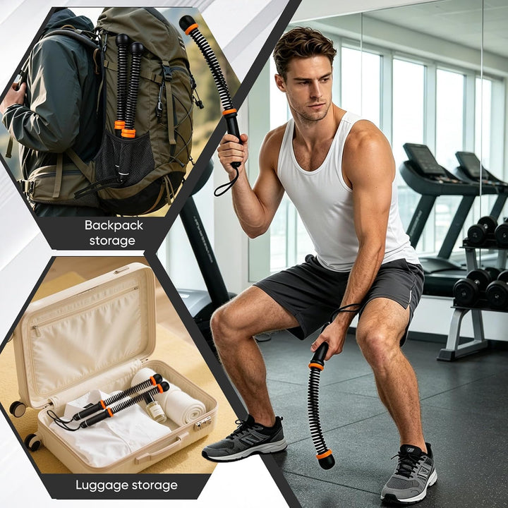 Gewichtetes Kampfseil, verstellbarer Gewichtsring, kabelloses Fitnessseil, hochfester Stahlkern, erg