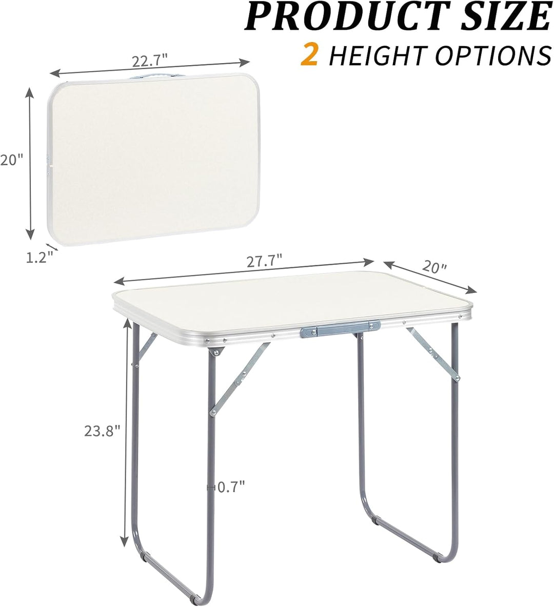 LEADZM Campingtisch,Klapptisch,70x50x60cm,Gartentisch,Multifunktionaler Tisch, Leicht zu reinigen, M