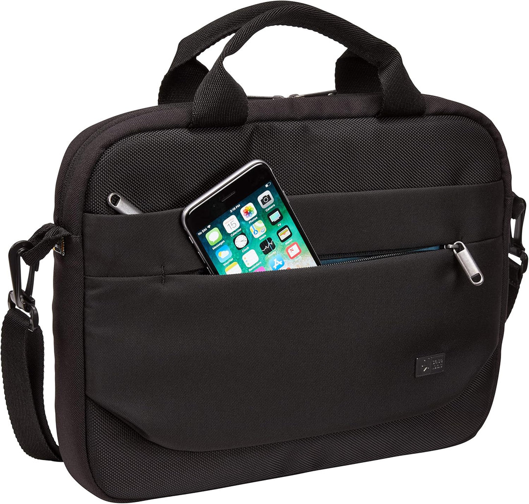 Case Logic Advantage Attaché Laptoptasche mit Einschubtasche für Tablet und Vorderfach für Kleingerä