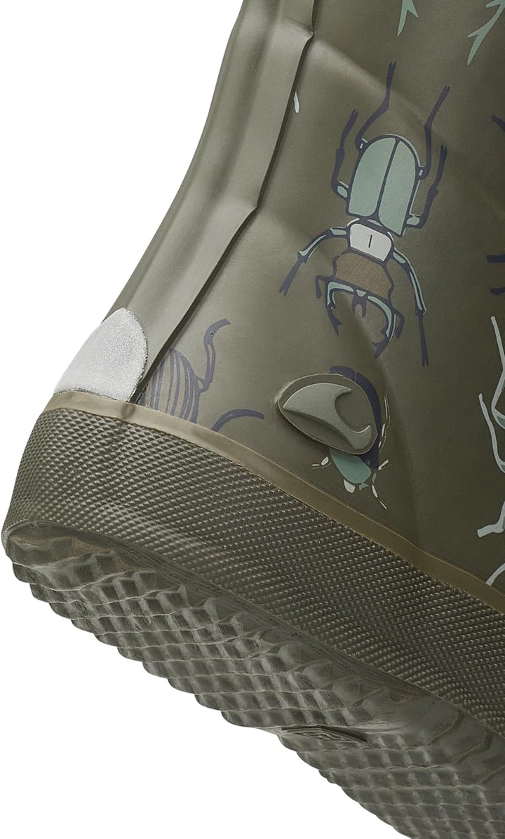 Viking Unisex Kinder Indie Print Rain Boot 28 EU Khaki Linen, 28 EU Khaki Linen