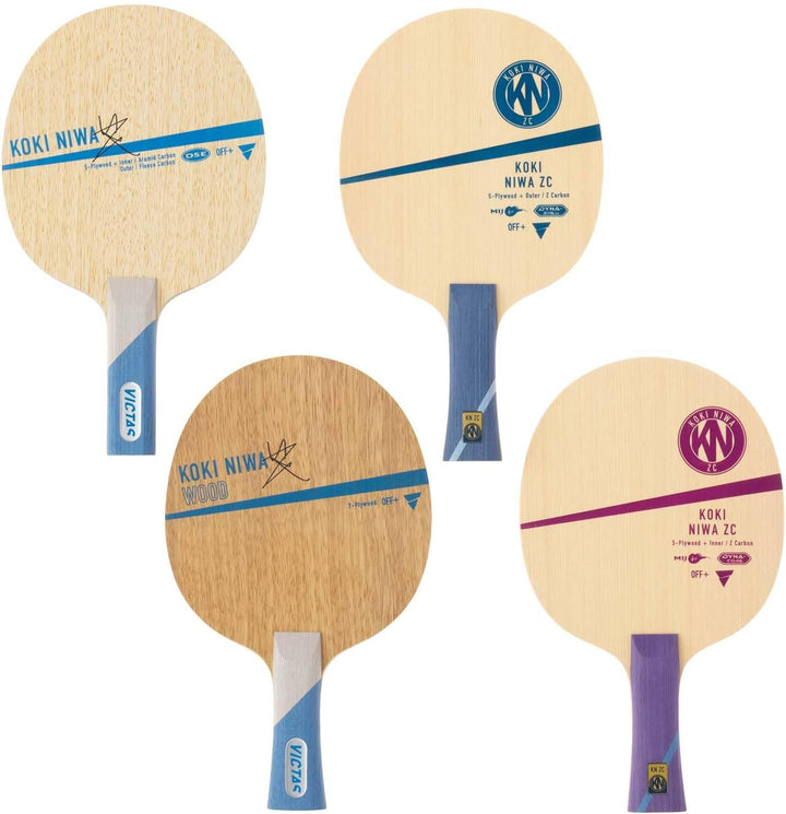 VICTAS Holz Koki Niwa Wood - 7-schichtiges Premium-Offensivholz für das tischnahe Offensivspiel - Ti