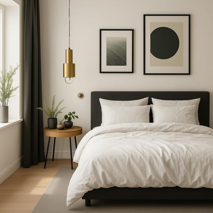 VEL VET HOME VelvetHome Deluxe Bettwäsche 135x200 Baumwolle Bettbezug 135x200 cm mit Kissenbezug 80x