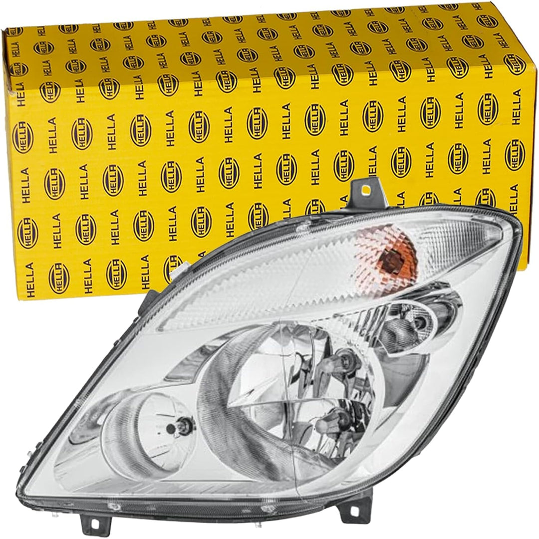 HELLA 1EB 247 012-051 FF/Halogen-Hauptscheinwerfer - links - für u.a. Mercedes-Benz Sprinter 3,5-T B