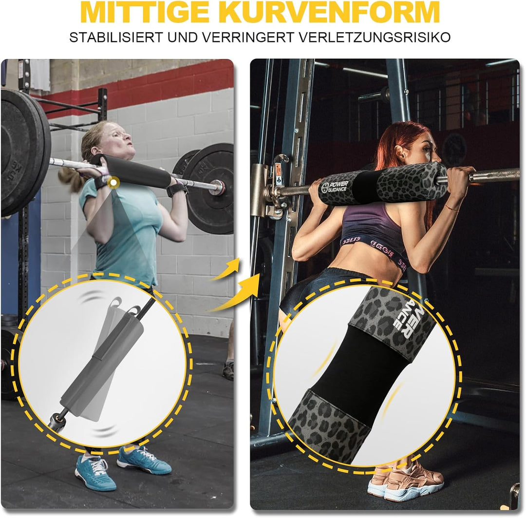 POWER GUIDANCE Langhantel Polster Kniebeugen Barbell Squat Pad Ideal für Squats Lunges Hip Thrusts G