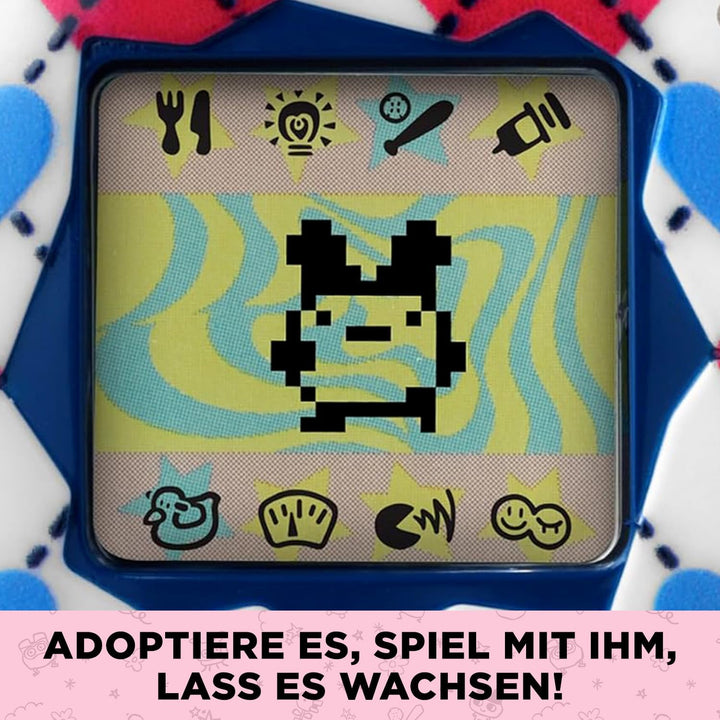 Bandai - Tamagotchi - Tamagotchi Original - Argyle Heart - Elektronisches virtuelles Tier mit Farbdi