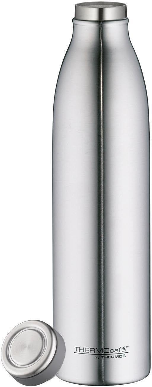 THERMOcafé by THERMOS TC BOTTLE stainless steel mat 0,75l, Isolierflasche aus Edelstahl, kohlensäure