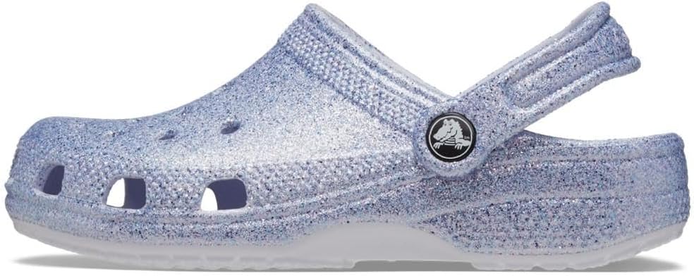 Crocs Unisex Kinder Classic Glitter Clog K 4 Toddler Mattierter Glitzer, 4 Toddler Mattierter Glitze
