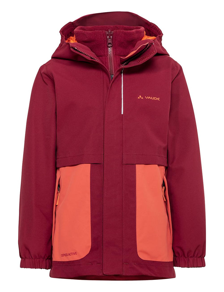 Kids Campfire 3in1 Jacket Girls 92 salsa/orange, 92 salsa/orange