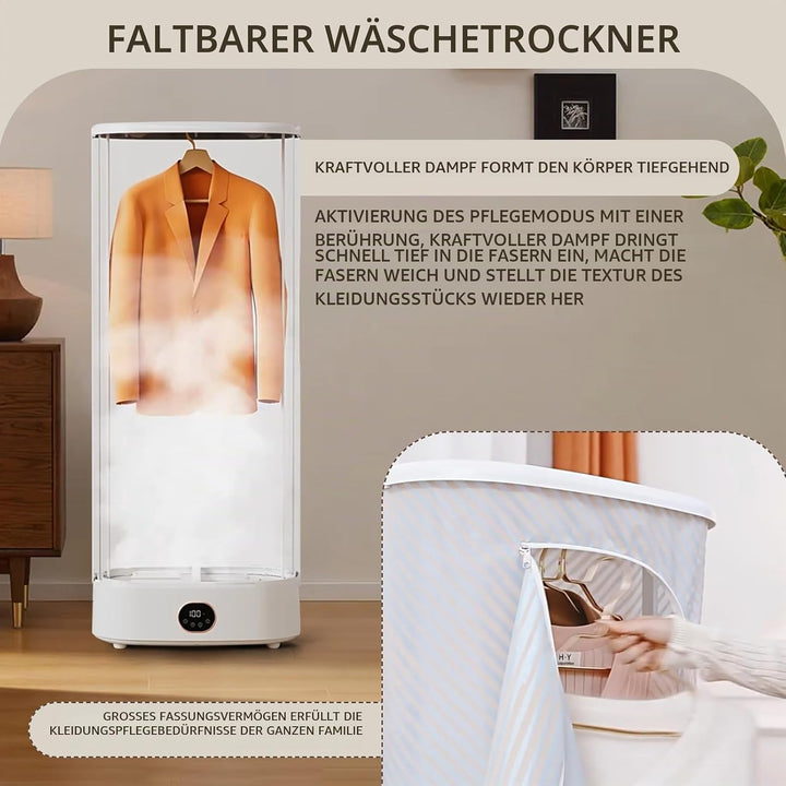 Automatischer Hemdenbügler mit Dampffunktion, 1000W Automatische Bügel- Und Faltmaschine, Innovative