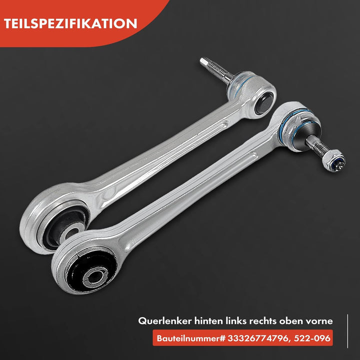 2x Querlenker Radaufhängung Traggelenk Hinten Links Rechts Oben für X5 E53 2000-2006 33321095414